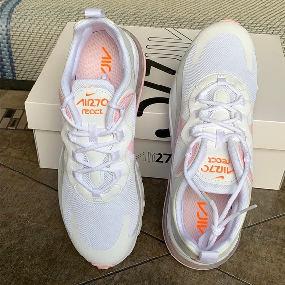 • NIKE AIR MAX 270 REACT white/pink foam-total WMN - Picture 9 of 16